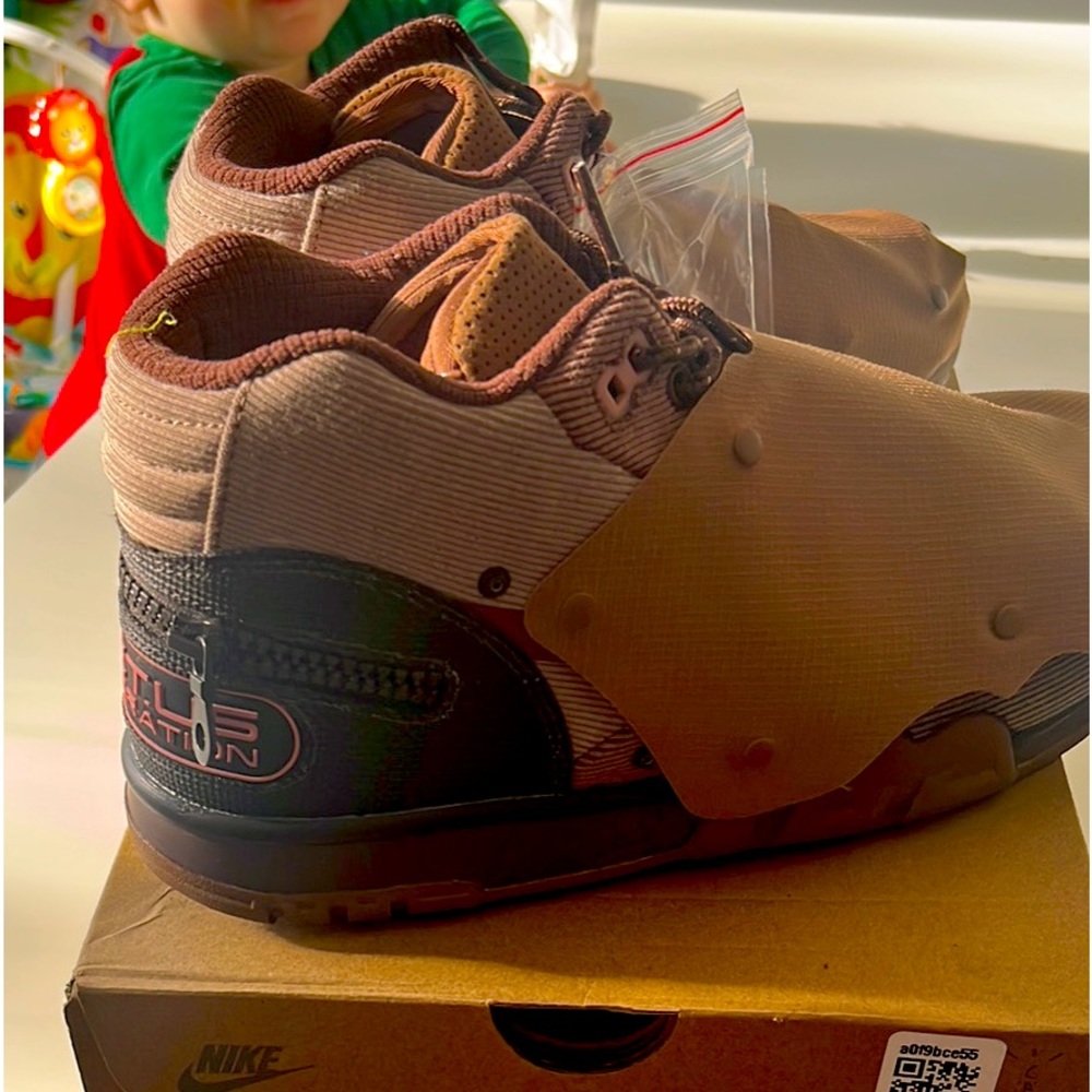 BRAND NEW Travis Scott x Air Trainer 1 SP 'Chocolate' Size 9.5 Mens, 11 Womens